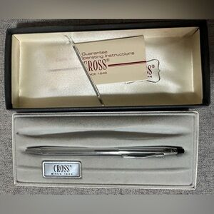 Vintage Cross Century Chrome Ballpoint Pen  #3501